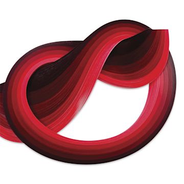 Open in modal - Quilled Creations Quilling Paper - Red Shades, Pkg of 100