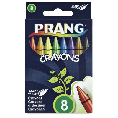 Prang Crayons - Front of package of 8 crayons