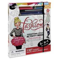 Spicebox Imagine It Fashion Activity Book - front cover