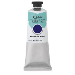 Cranfield Caligo Safe Wash Relief Ink - Prussian Blue, 75 ml