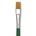 Blick Golden Taklon Brush - Bright, Long Handle, Size 12
