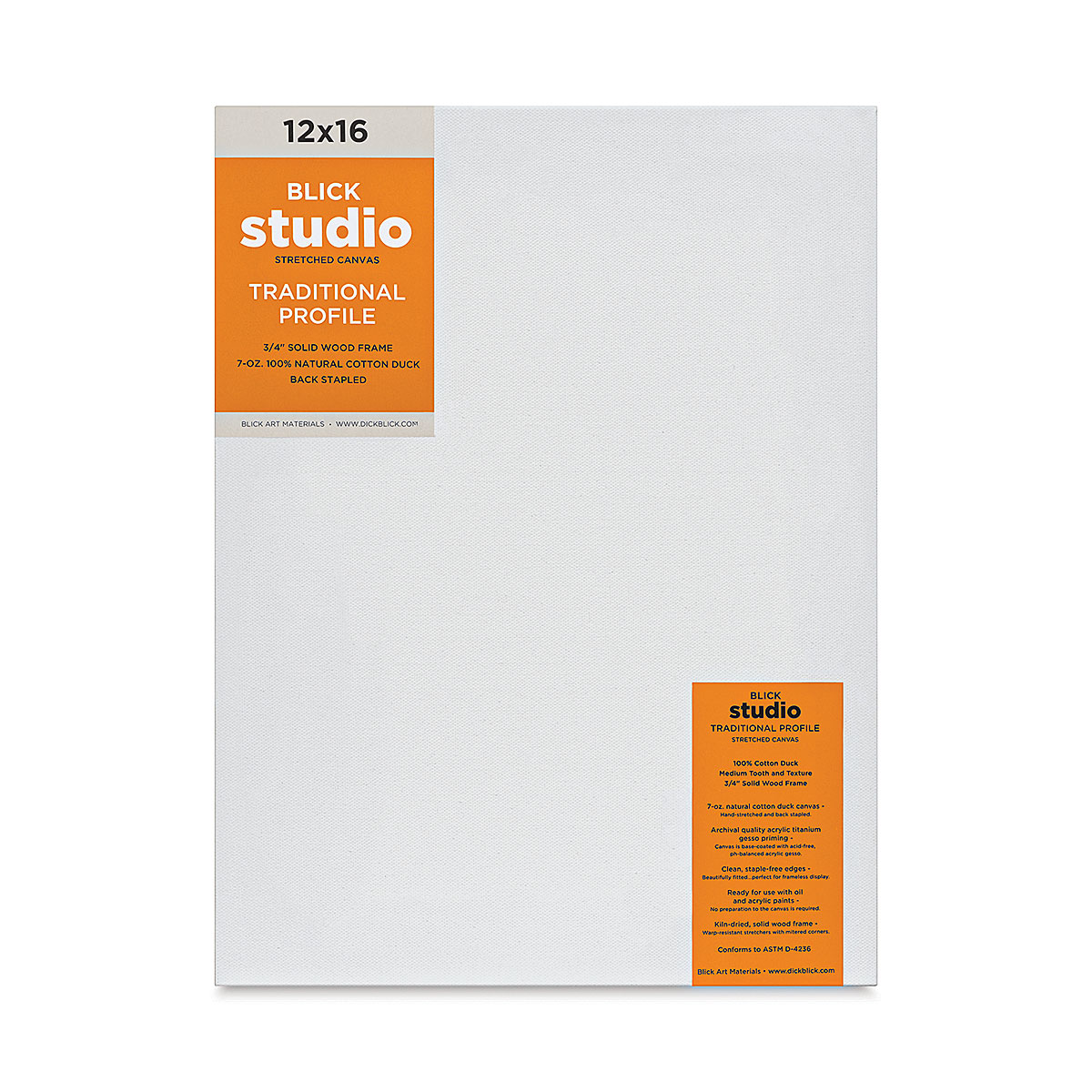 Blick Studio Cotton Canvas Panels - 4 inch x 6 inch, Pkg of 5