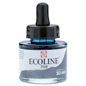 Ecoline Liquid Watercolor with Dropper - Deep Gray, jar