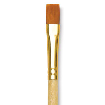 Dynasty Golden Nylon Brush - Flat Shader, Refill Brush, Size 8