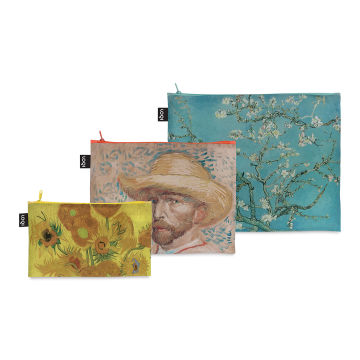 Loqi Zip Pocket Set - Vincent Van Gogh (mini, midi and maxi bags)