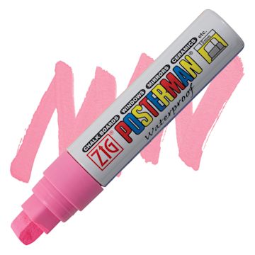 Open in modal - Zig Posterman Paint Marker - 15 mm, Pink, Big & Broad marker and swatch