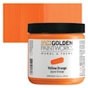 Golden Paintworks Mural and Theme Acrylic Paint - Yellow Orange, 16 oz, Jar