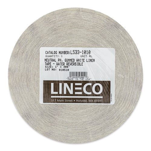 Lineco Gummed Linen Tape - 1 x 300 ft, White