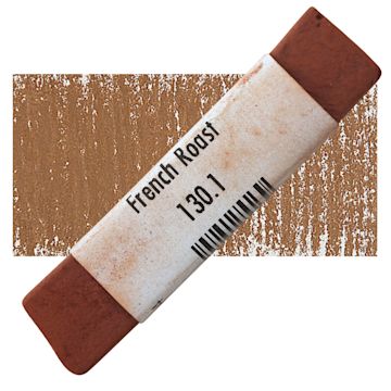 Open in modal - Great American Handmade Pastel - French Roast 1, 130.1 pastel and swatch