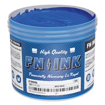 Open in modal - FN Ink Plastisol Screen Printing Ink - Light Royal Blue, Gallon