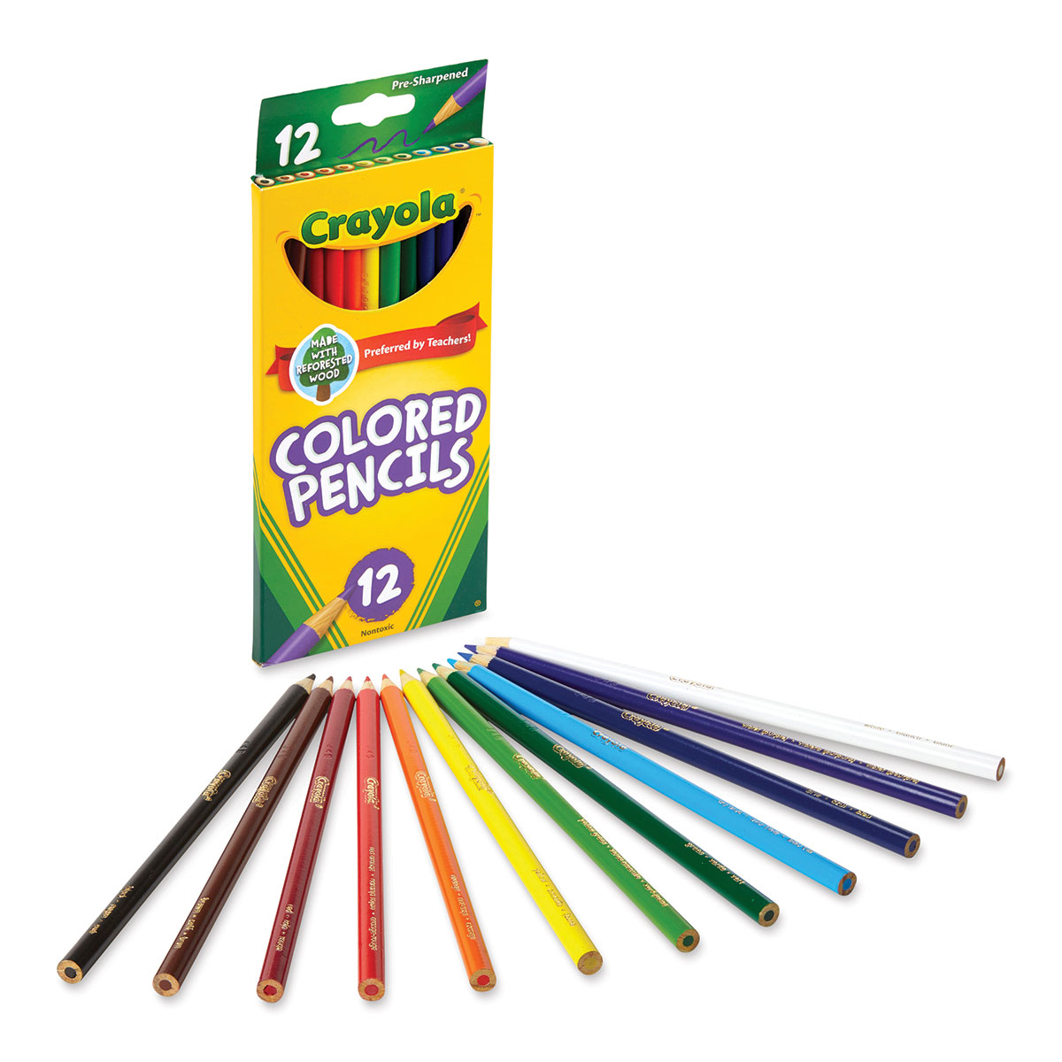 Crayola Colored Pencil Set - Assorted Colors, Set of 12