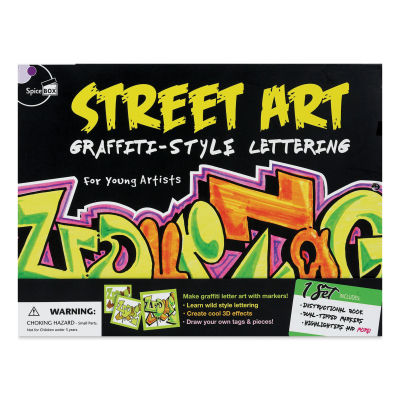 SpiceBox Street Art for Young Artists Kit (Front of package)