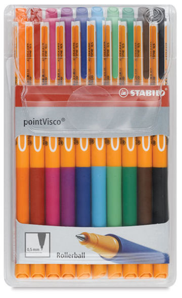 Stabilo Point Visco Wallet, 10-Color