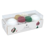 Rico Design Ricorumi Silver Christmas Bauble Crochet Kit