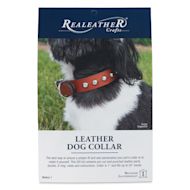 Realeather Stained Torino Leather Dog Collar Kit