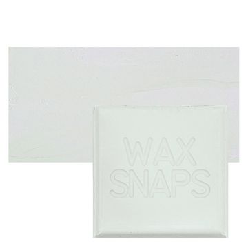 Open in modal - Enkaustikos Wax Snaps Encaustic Paint - Zinc White (French), 40 ml snaps and swatch
