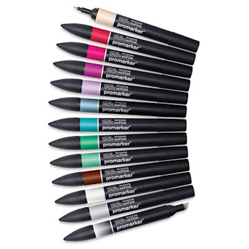 Open in modal - Winsor & Newton Promarker - Manga Chibi, Set of 13 (out of package)