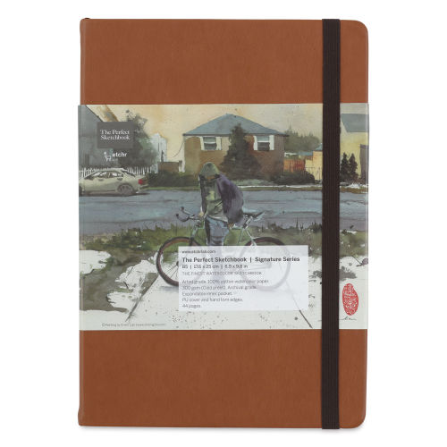 Etchr The Perfect Sketchbooks Signature Series Watercolor Sketchbook - Tan, Cold Press