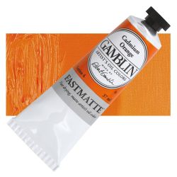 Gamblin FastMatte Alkyd Oil Color - Cadmium Orange, 37 ml tube