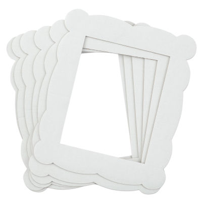 Hygloss Corrugated Frames - Front view of 6 Frames in fan
