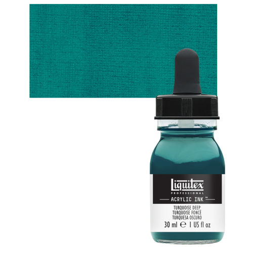 Liquitex Professional Acrylic Ink - 30 mL, Turquoise Deep