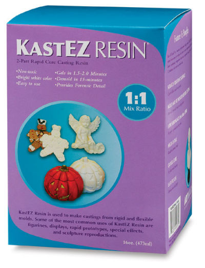 KastEz Resin - Slightly angled view of package