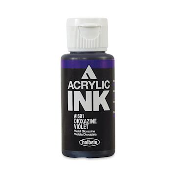 Open in modal - Holbein Acrylic Ink - Dioxazine Violet, 30 ml