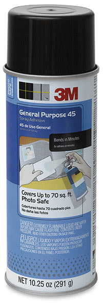 45 General Purpose Spray Adhesive - Front of Spray can shown