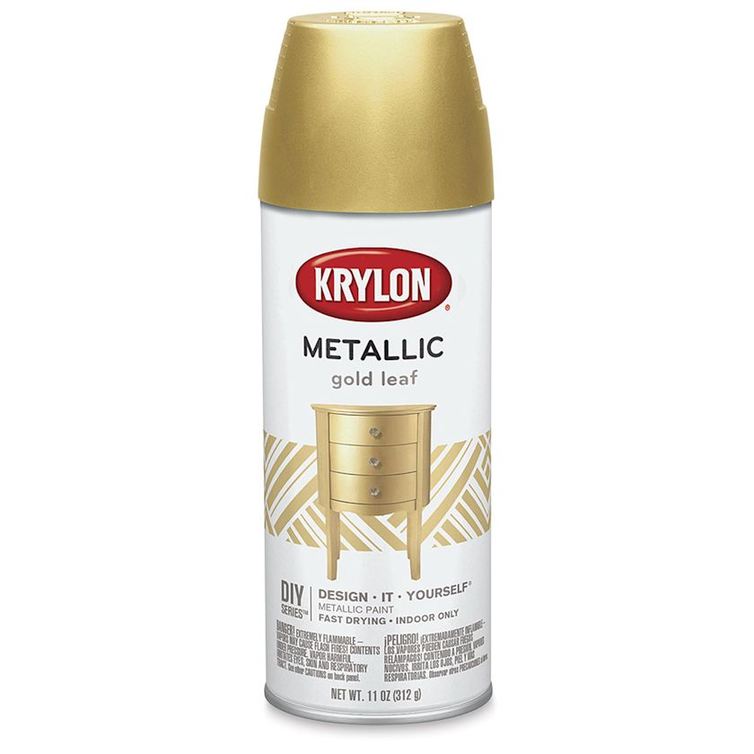 Krylon Brilliant Metallic Spray Paint - Gold Leaf, 11 Oz 