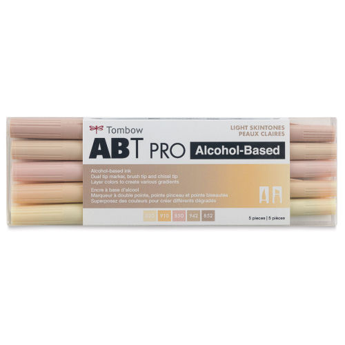 ABT PRO Alcohol-Based Art Markers, Pastel Palette, 10-Pack
