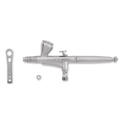 Grex Genesis Essential Airbrush - Side view of .2 mm Needle Top Gravity Feed Airbrush