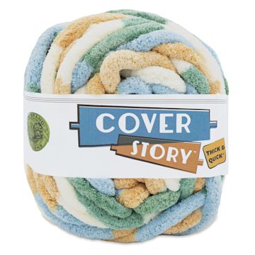 Open in modal - Lion Brand Cover Story Thick & Quick Yarn - Seashore, 39 yards