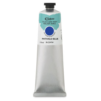 Cranfield Caligo Safe Wash Relief Ink - Phthalo Blue, 150 ml