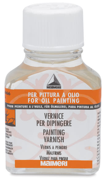 Maimeri Painting Varnish - Front of 75 ml bottle
