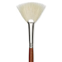 Amaco Fitch Glaze Fan Brush - Short Handle, Size 4