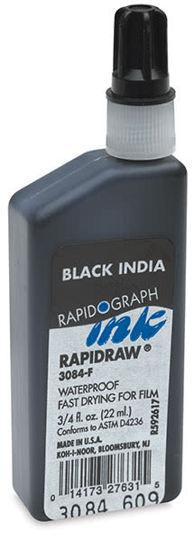 Chartpak, Inc. 3084FBLA Rapidraw Ink Black