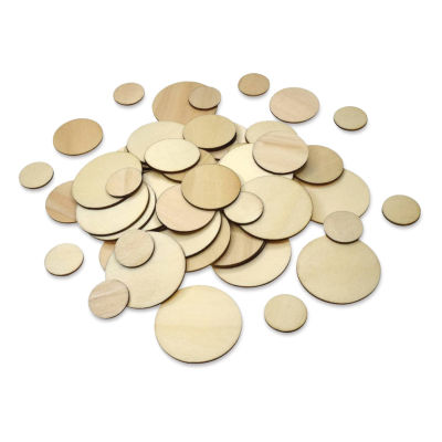 Craft Medley Wood Discs - Package of 60