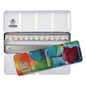 Schmincke Horadam Aquarell Watercolor Pans - Blick Exclusive! Set of 12 Graphic Tin, Half Pans