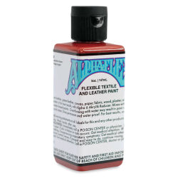 Alpha6 AlphaFlex Textile and Leather Paint - Brick Red, 147 ml, Bottle