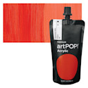 artPOP! Heavy Body Acrylic Paint - Orange Red, 120 ml Pouch