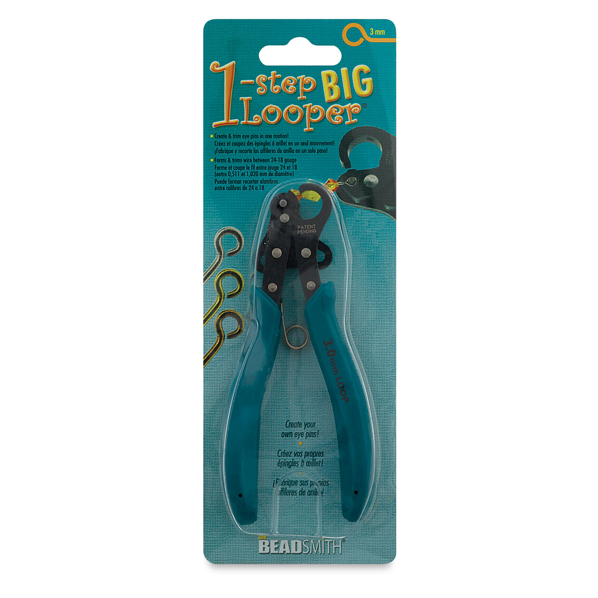 Beadsmith 1-Step Looper Eye Pin Making Jewelers Pliers