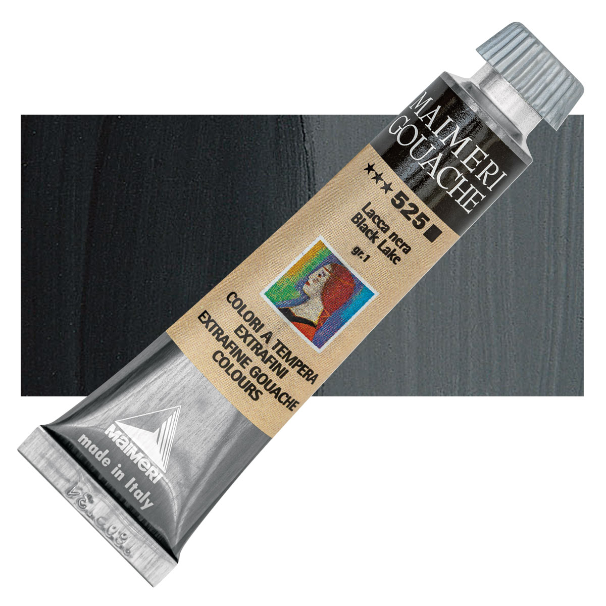 Maimeri Artist Gouache - Black Lake, 20 ml tube