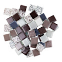 Mosaic Mercantile Patchwork Tiles - Heather Purple/Grey, 6 oz