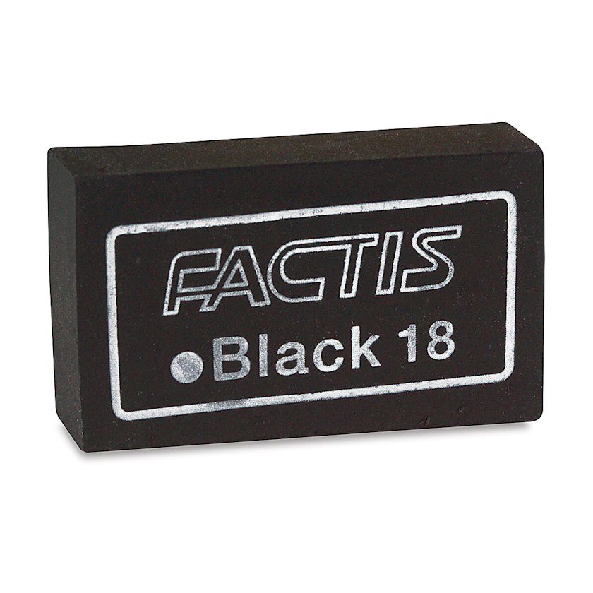 General Pencil Factis Magic Black Eraser, 2/Pkg