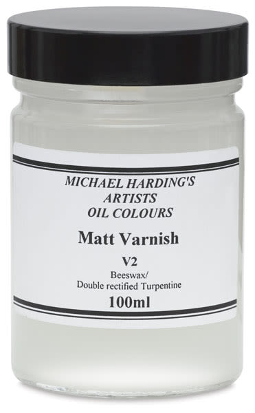 Matte Varnish - Front of 100 ml Bottle