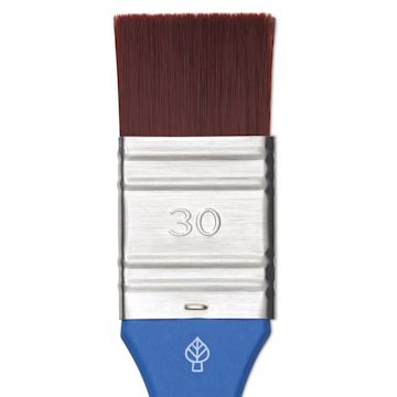 Open in modal - Da Vinci Forte Basic Synthetic Brush - Mottler, Short Handle, Size 30, close-up