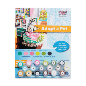 Paint the Town by Numbers Adopt a Pet Kit, packaging