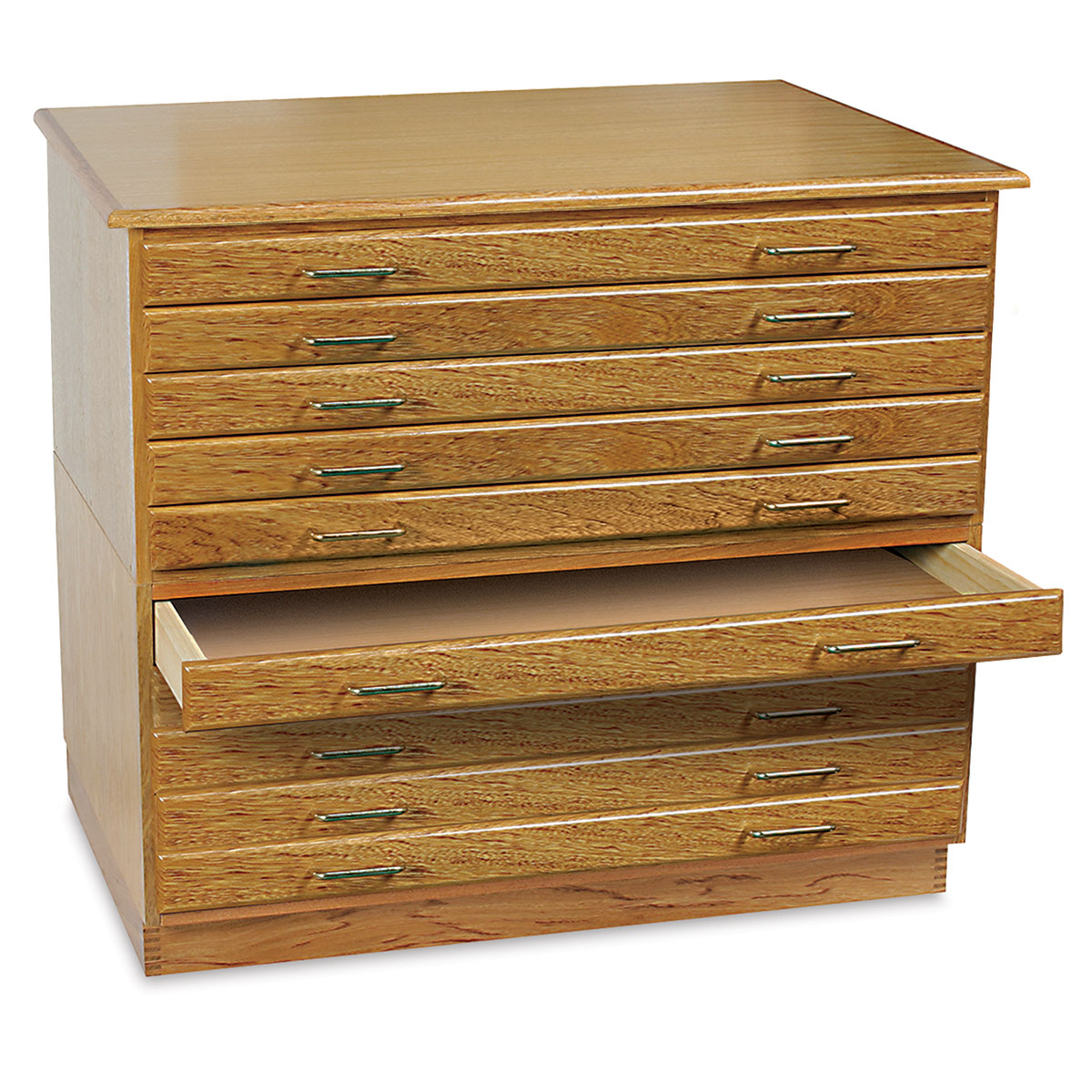 Richeson Oak Flat File - 10 Drawer| Utrecht Art Supplies