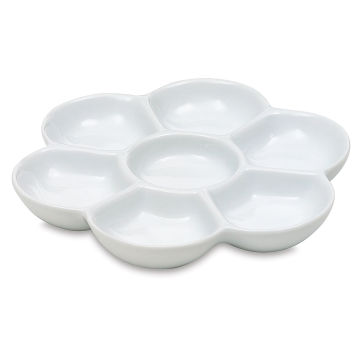 Open in modal - Richeson Flower Porcelain Mixing Tray - 7 Wells