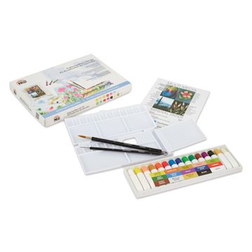 Open in modal - Niji Premier Watercolor Tubes - Exploring Watercolors, Set of 19, 6 ml